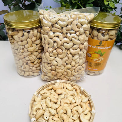 Hạt điều dưỡng nguyên liệu không muối - hạt điều sạch vỏ lụa - LOẠI NGON thơm béo béo giòn