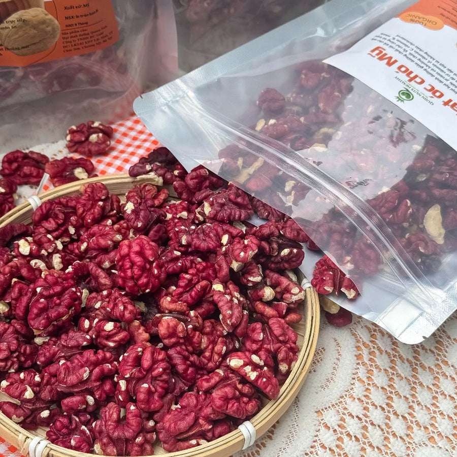 Hạt tuyết chó đỏ Mỹ đã chia vỏ giàu dinh dưỡng - Tốt cho mẹ bầu - Hạt chín ăn ngay hoặc hạt sống làm sữa