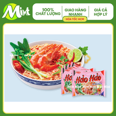 [Thùng 30 gói]Mì Tôm chua cay_Hảo Hảo 🍤🍋🌶_Gói 75g